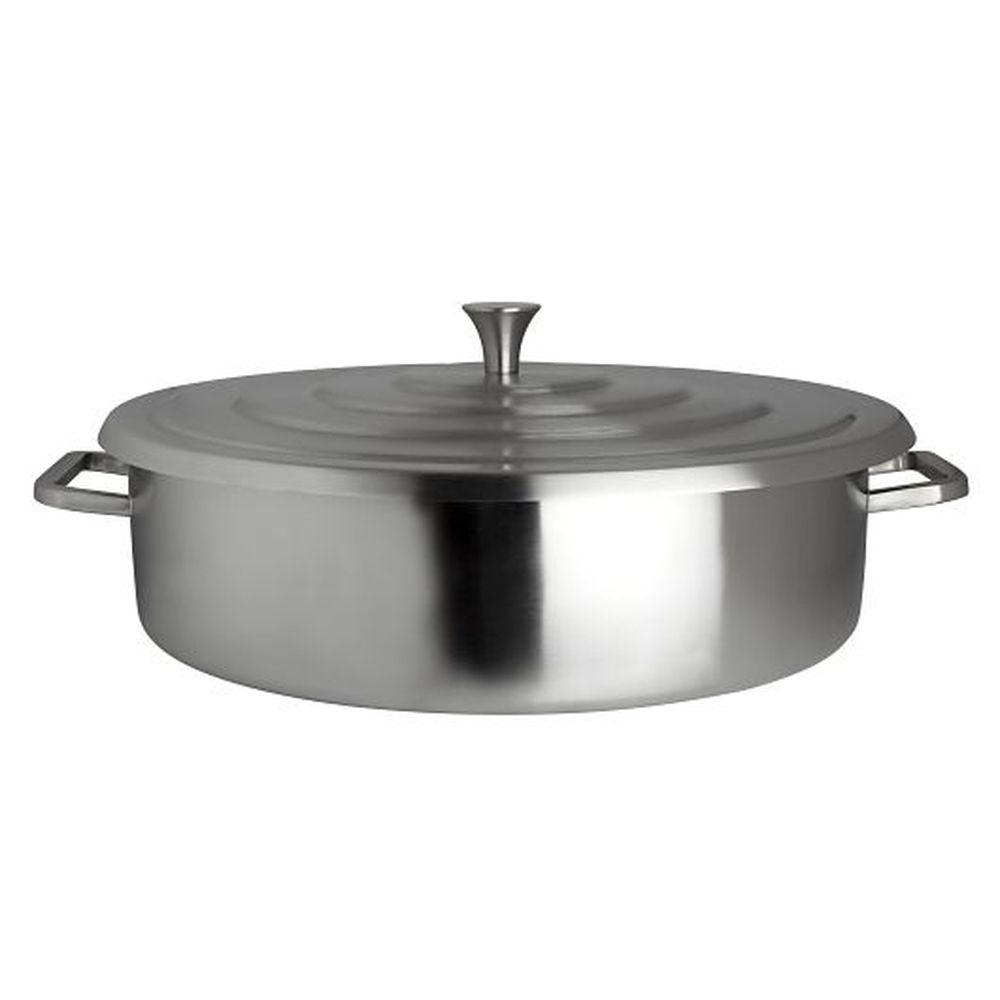 Stainless Steel Round Homestyle Chafer, 2 Gallon Capacity