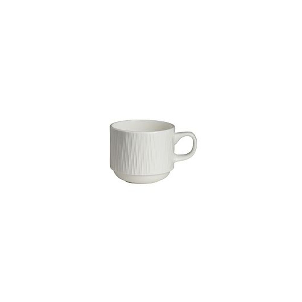Lucia Bone China 8.0 Ounce Stack Cup, 36 count