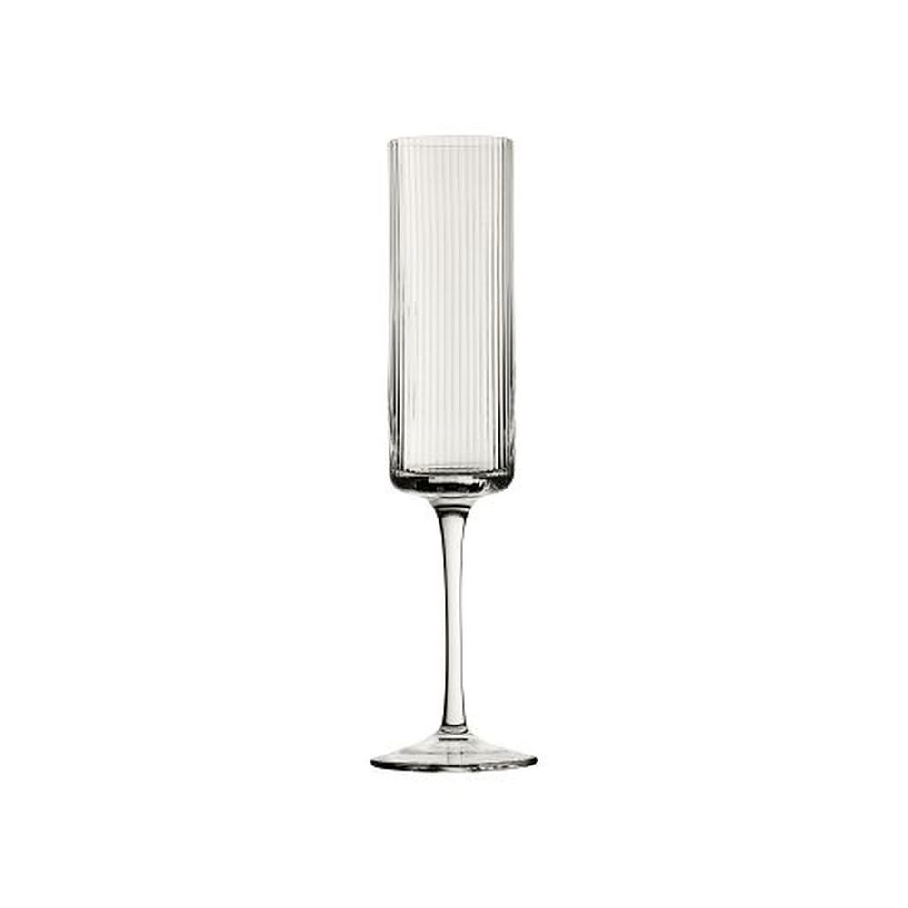 Hayworth Soda Lime 7 Ounce Flute Glass, 24 count