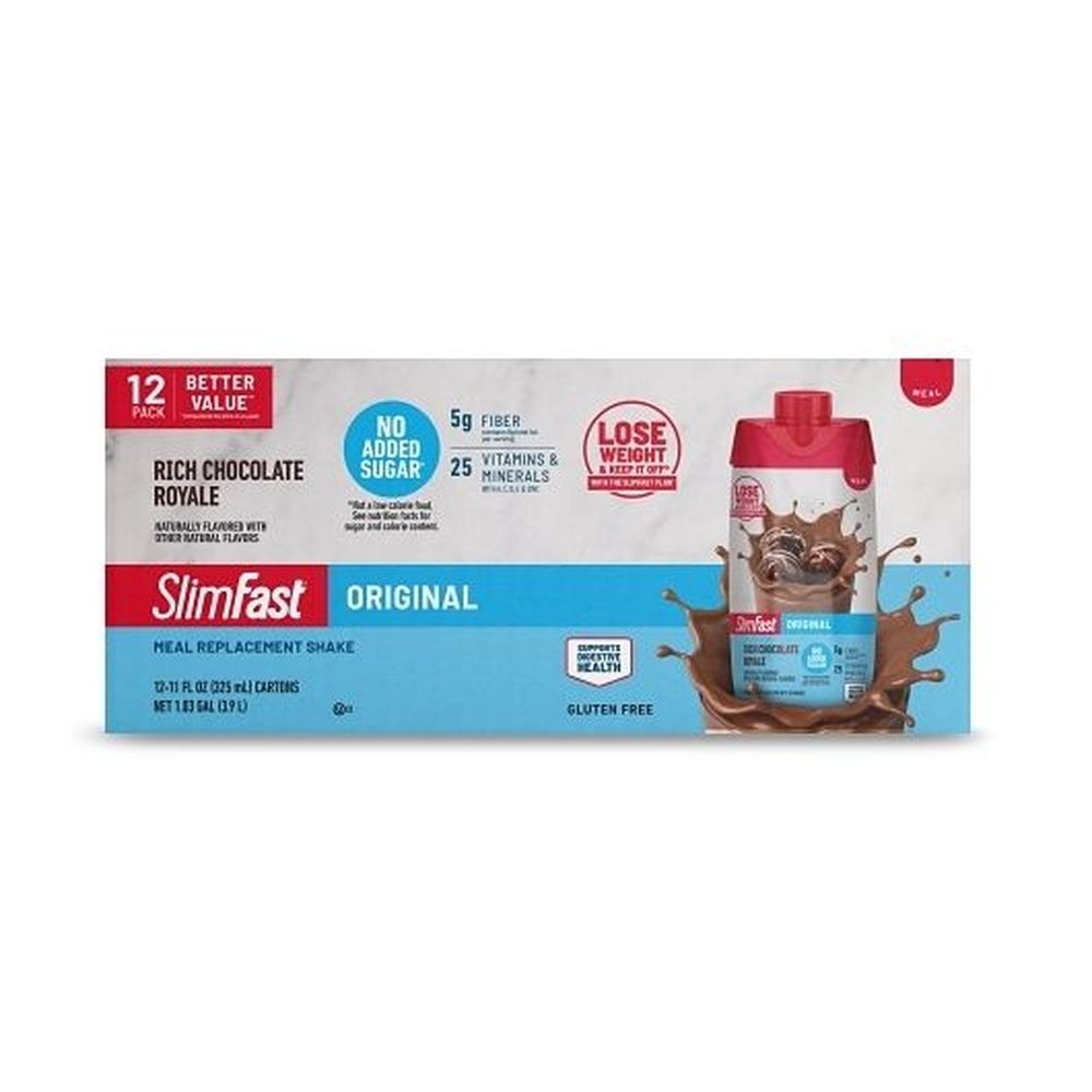 Slimfast Original Rich Chocolate Royale Meal Replacement Shake With 10 Gram Protein, 8.88 Pound