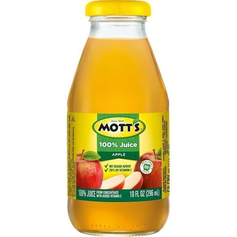 Mott's Apple Single Serve Juice, 10 Ounce -- 24 Per Case