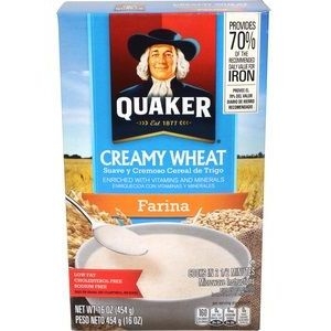 Quaker Creamy Wheat Farina, 16 Ounce -- 12 Per Case