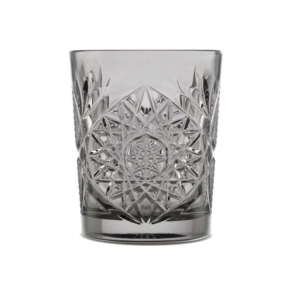 Storytellers Graphite Hobstar Double Old Fashioned Glass Tumbler