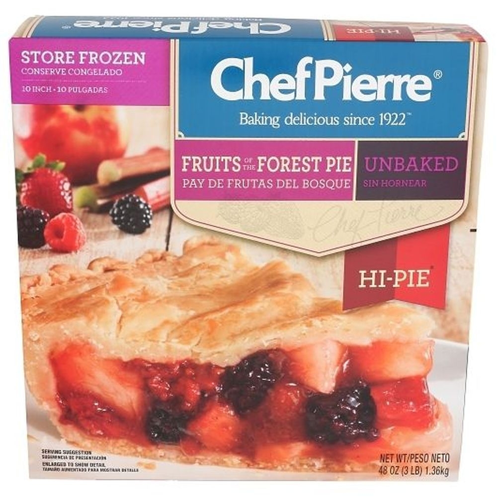Chef Pierre Unbaked Fruits Of The Forest High Pie, 10 Inch -- 6 Per Case