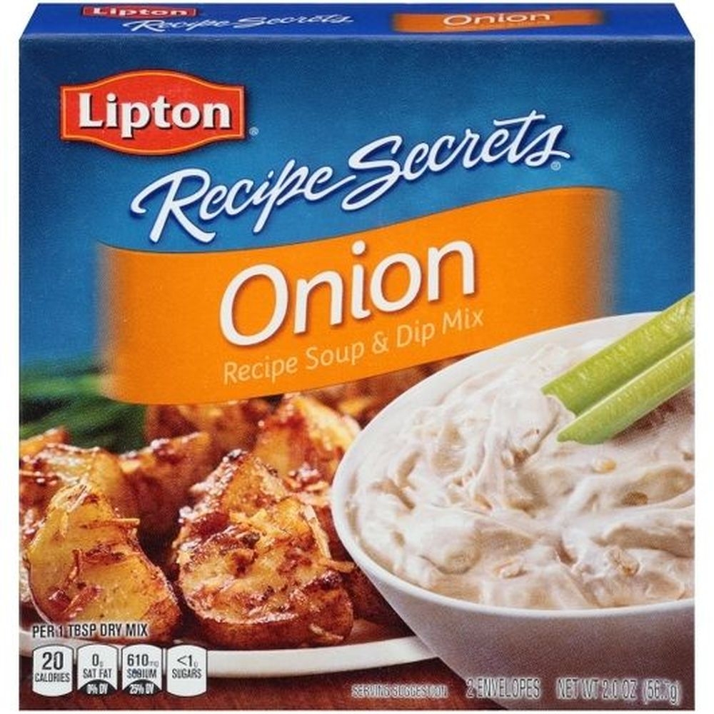 Lipton Savoury Recipe Secrets Onion Soup Mix, 2 Ounce -- 24 Per Case