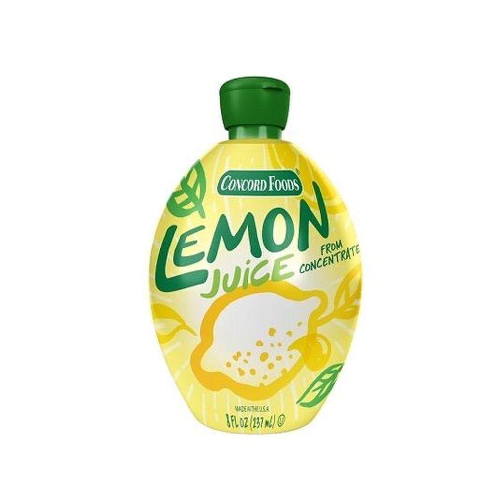 Concord Foods Lemon Juice, 8 Fluid Ounce -- 12 Per Case