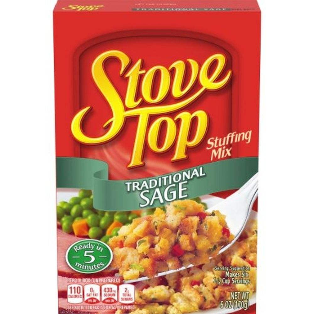 Stove Top Traditional Sage Stuffing Mix, 6 Ounce -- 12 Per Case
