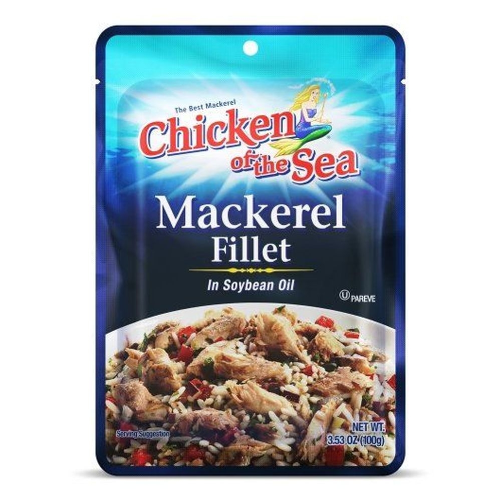 Chicken Of The Sea Mackerel Fillet In Soybean Oil, 3.53 Ounce -- 24 Per Case