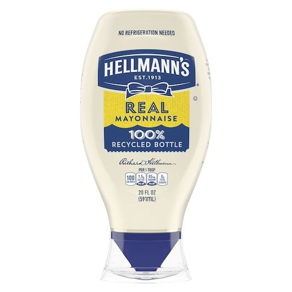 Hellmann's Real Mayonnaise Squeeze Bottle 20 Ounce -- 12 Per Case