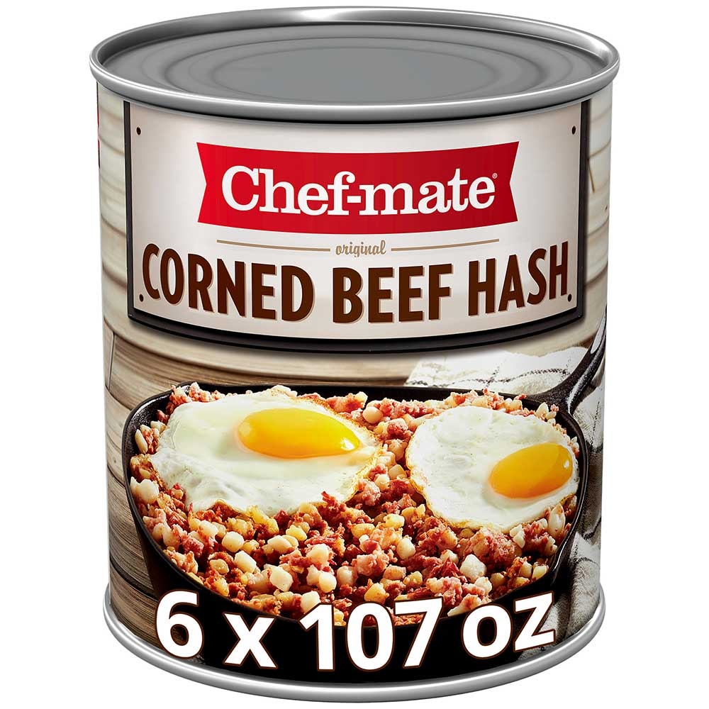 Chef Mate Corned Beef Hash Entree, 107 Ounce -- 6 per case