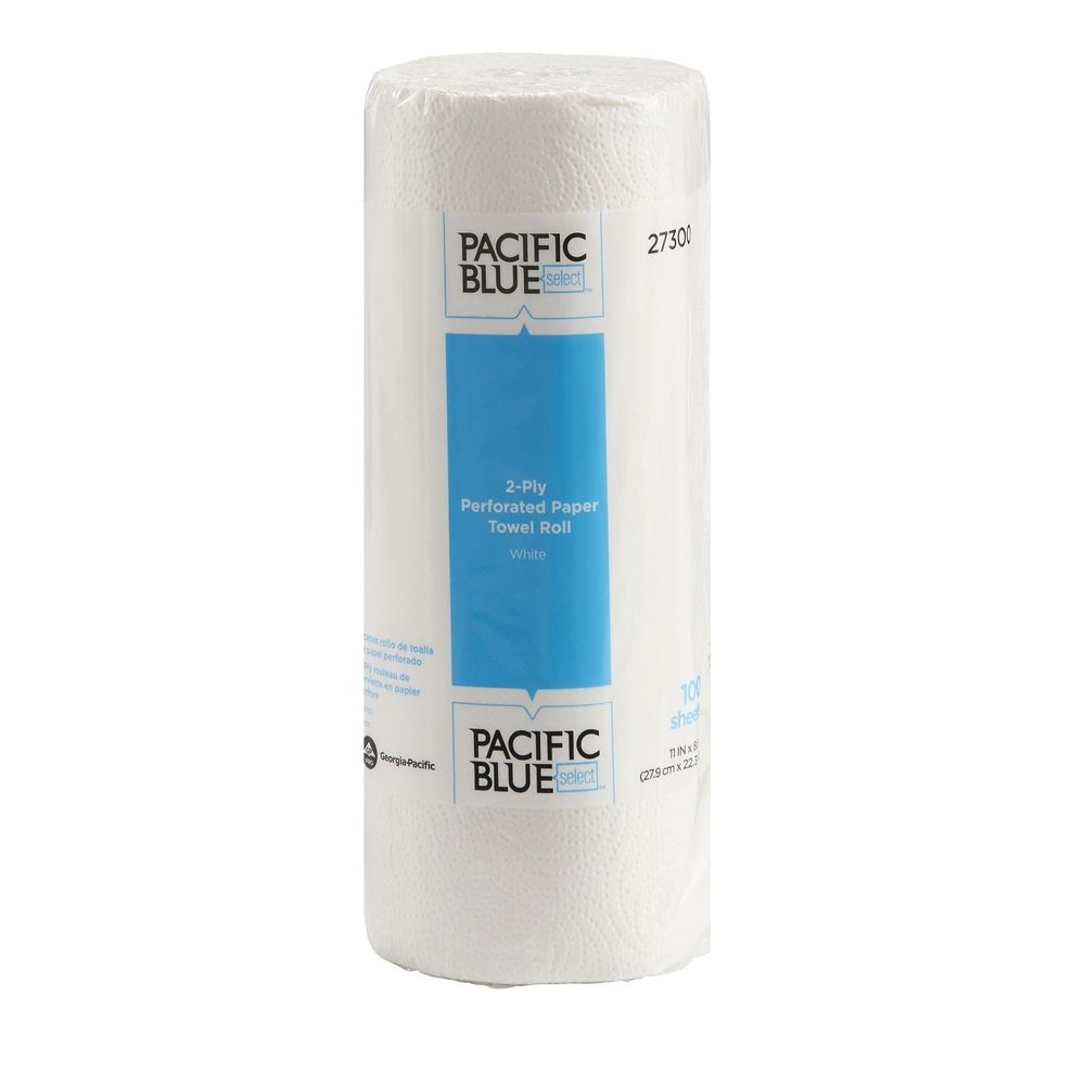 White 2 Ply Perforated Paper Towel