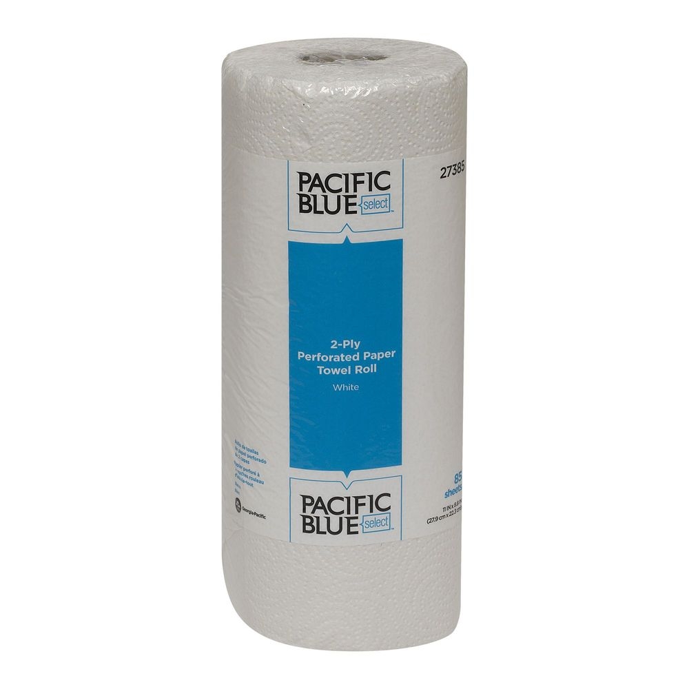 White 2-Ply Perforated Paper Towel
