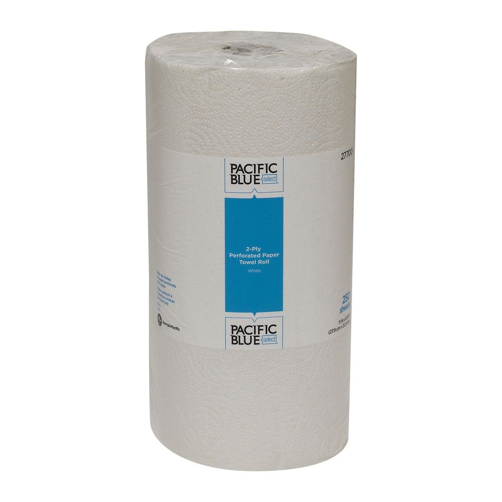 2-Ply White Perforated Paper Towel