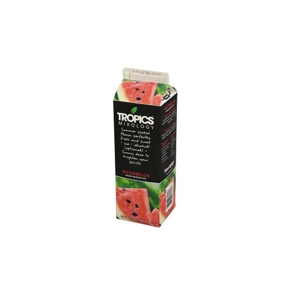 Tropics Watermelon Drink Mix, 32 Fluid Ounce -- 12 Per Case