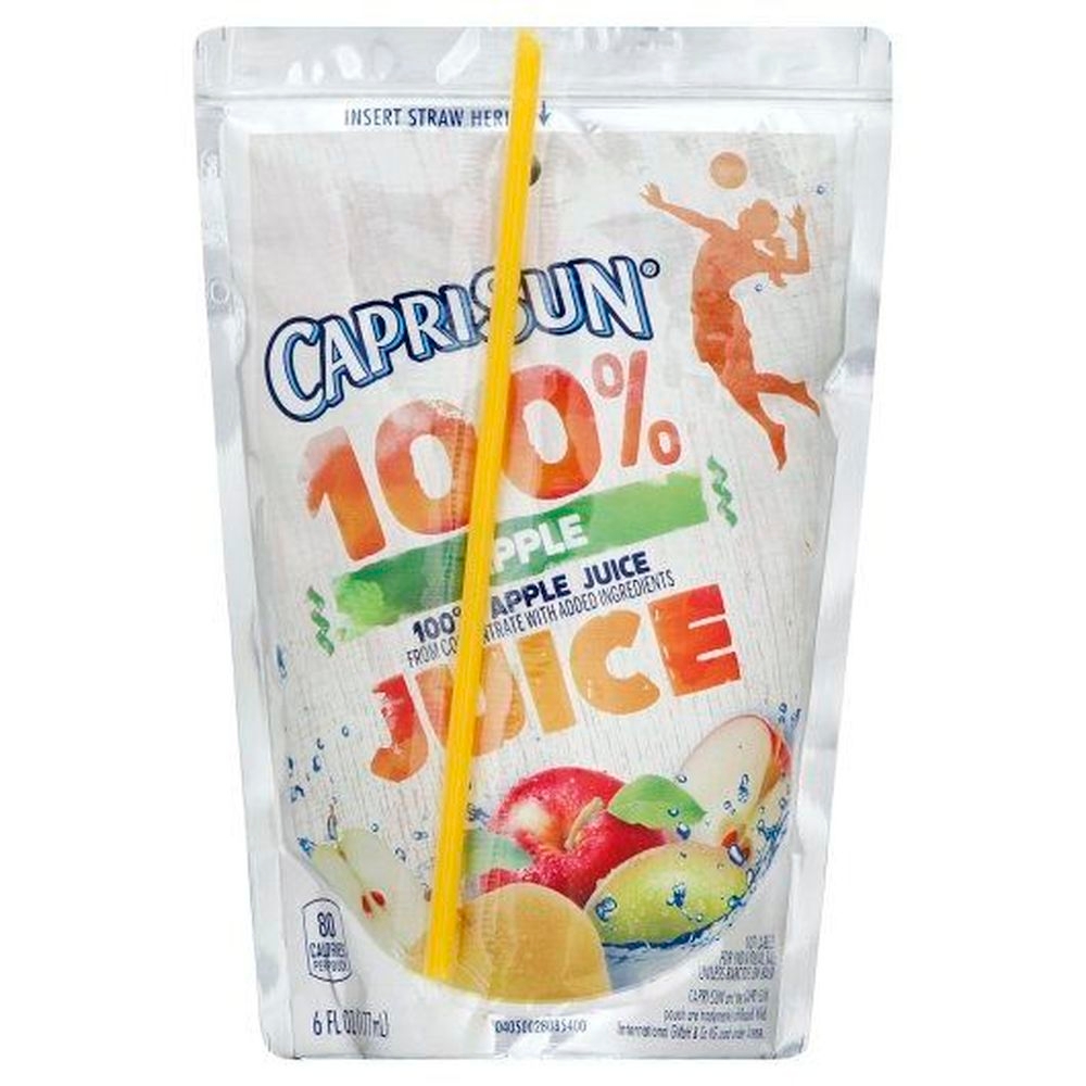 Capri Sun Apple Splash Juice, 6 Ounce -- 40 Per Case
