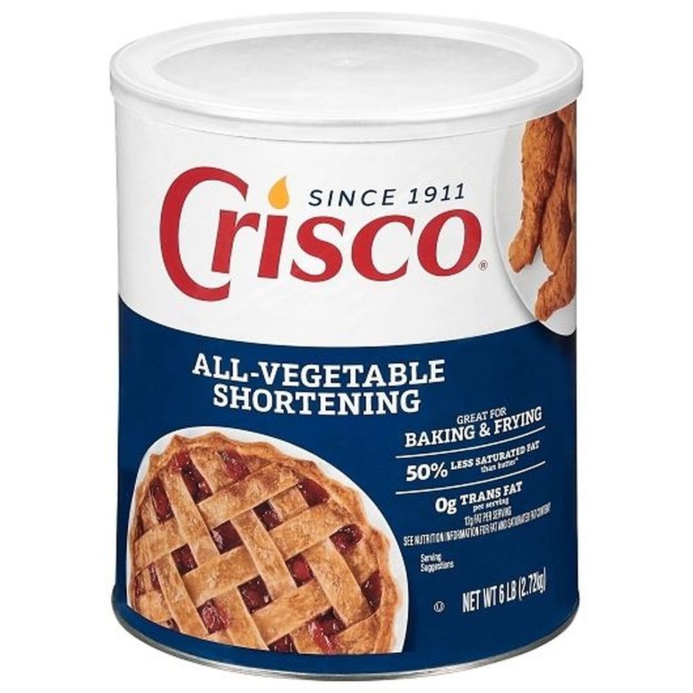 Crisco Regular All Vegetable Shortening, 6 Pound -- 6 Per Case