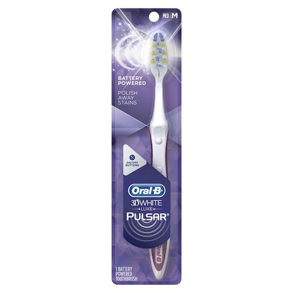 Pulsar 35 Tufts Medium Long Handle Adult Manual Toothbrush