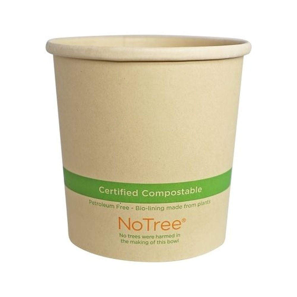 16 Ounce No Tree Tall Paper Bowl