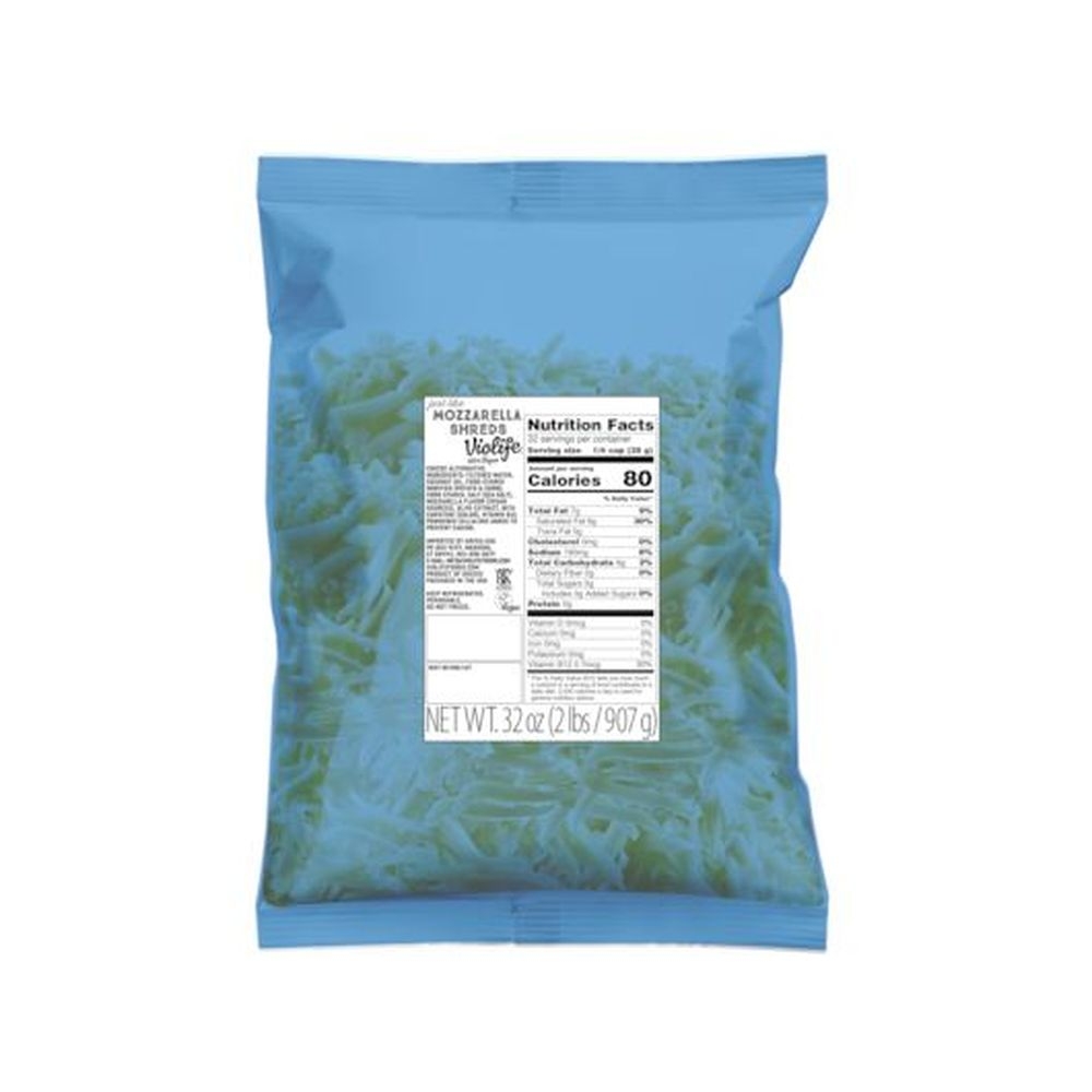Violife 100 Percent Vegan Just Like Mozzarella Shreds, 2 Pound -- 5 Per Case