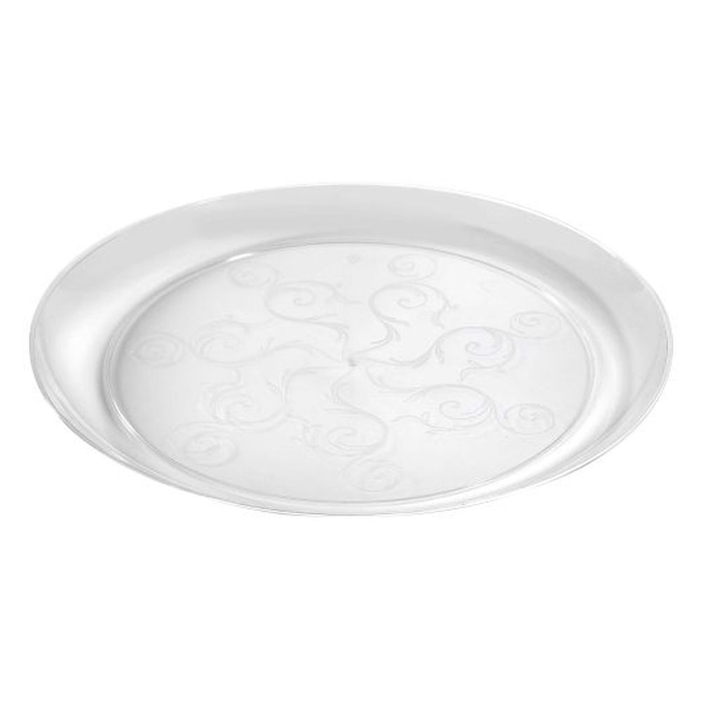 Savvi Serve Polystyrene 10 inch Clear Plate