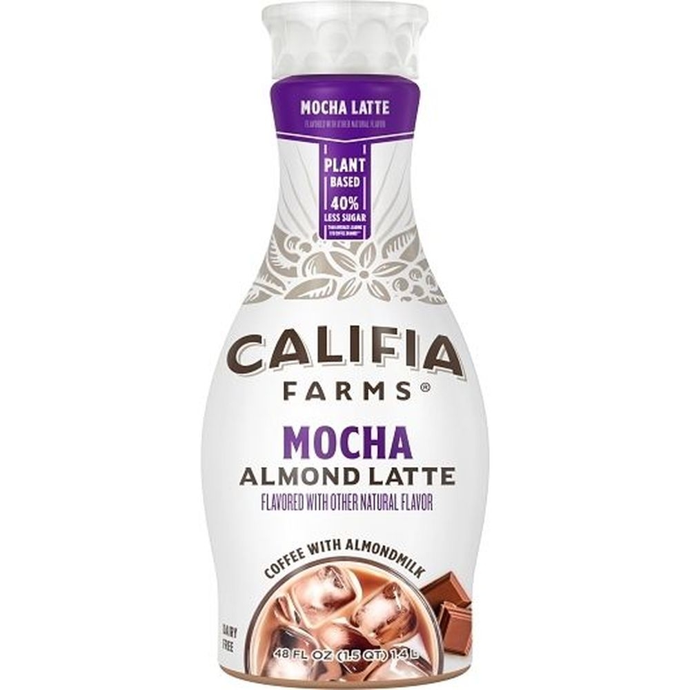 Califia Farms Mocha Almond Milk Latte, 48 Fluid Ounce -- 6 Per Case