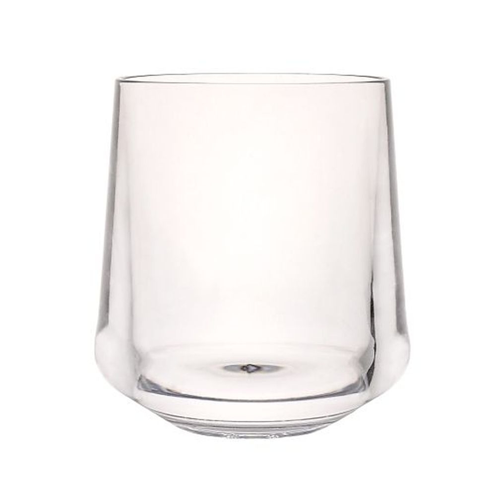 Summit Polycrystal 12 Ounce Stemless Wine Glass, 24 count