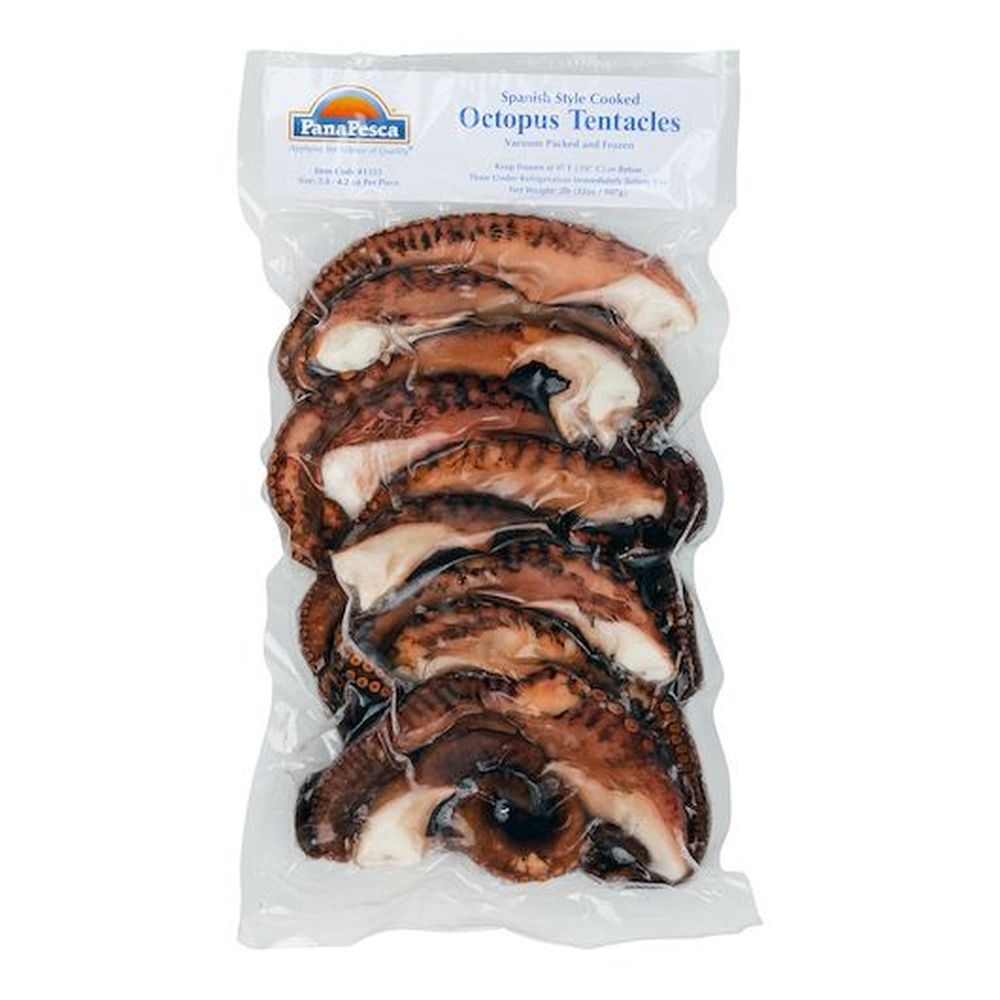 Panapesca 2.8 To 4.2 Ounce Spanish Style Cooked Octopus Tentacles, 2 Pound -- 25 Per Case