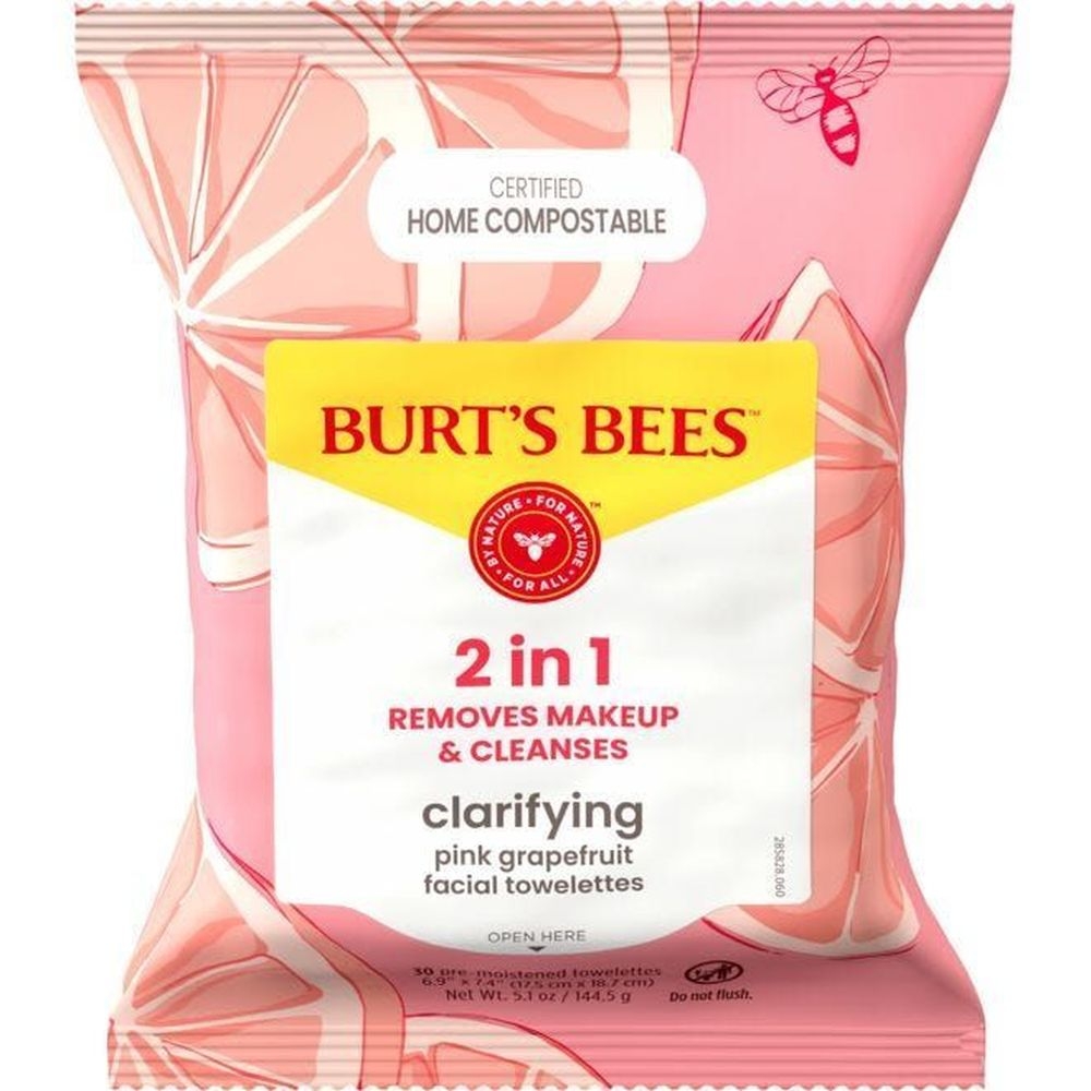 Facial Cleanser Towelettes with Pink Grapefruit