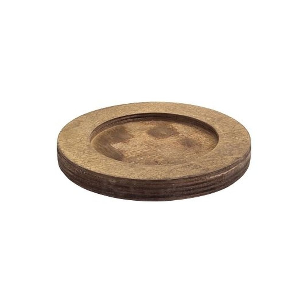 Wooden Walnut Stain Underliner for Mini Server Bowl