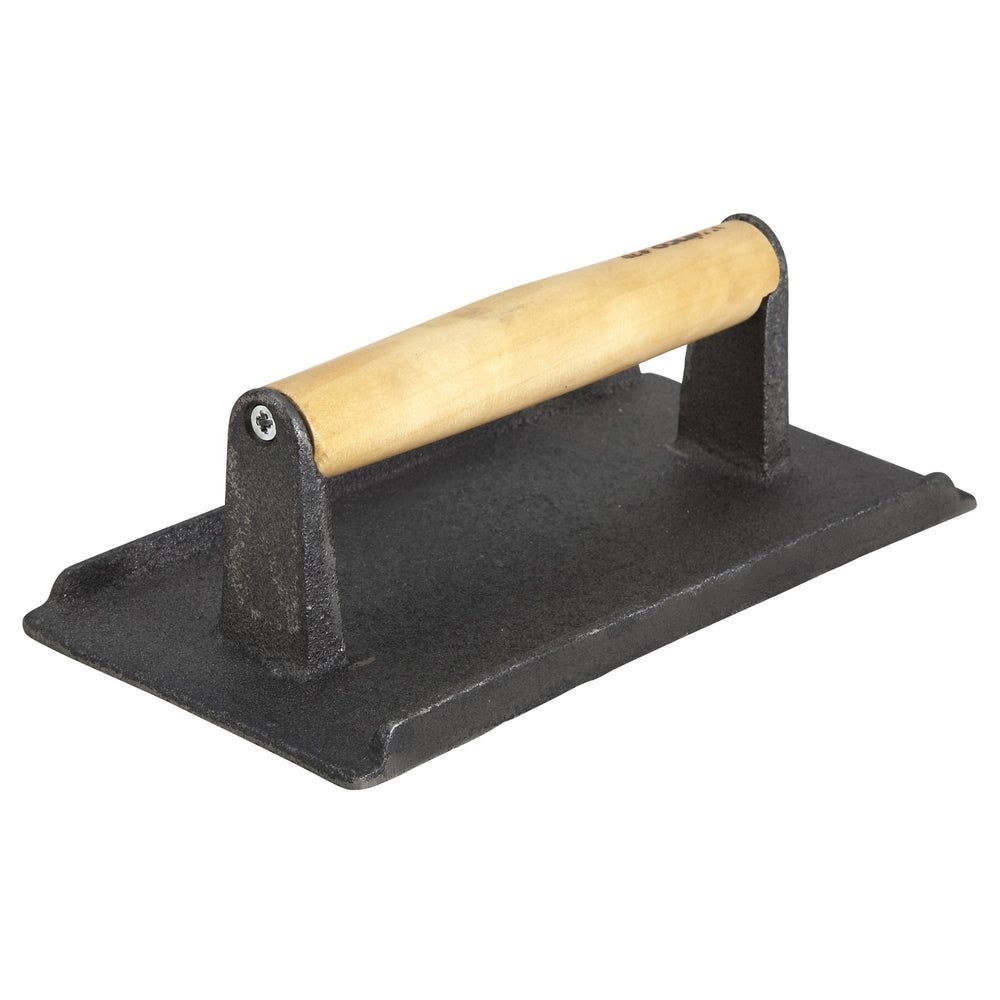 Winco Cast Iron Steak Weight, 4 1/4 X 8 1/4 Inch -- 6 Per Case