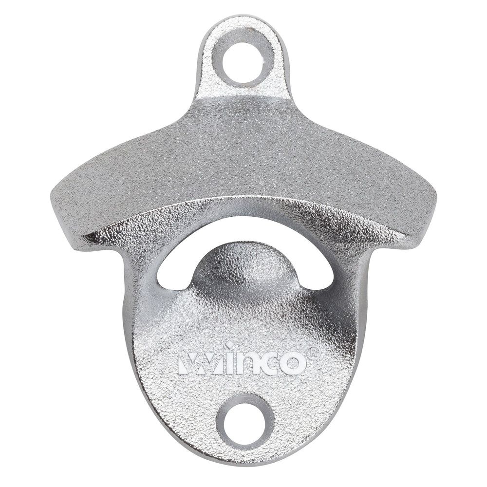 Winco Die-cast Zinc Alloy Wall Mount Bottle Opener, 3 1/4 X 2 3/4 Inch -- 24 Per Case