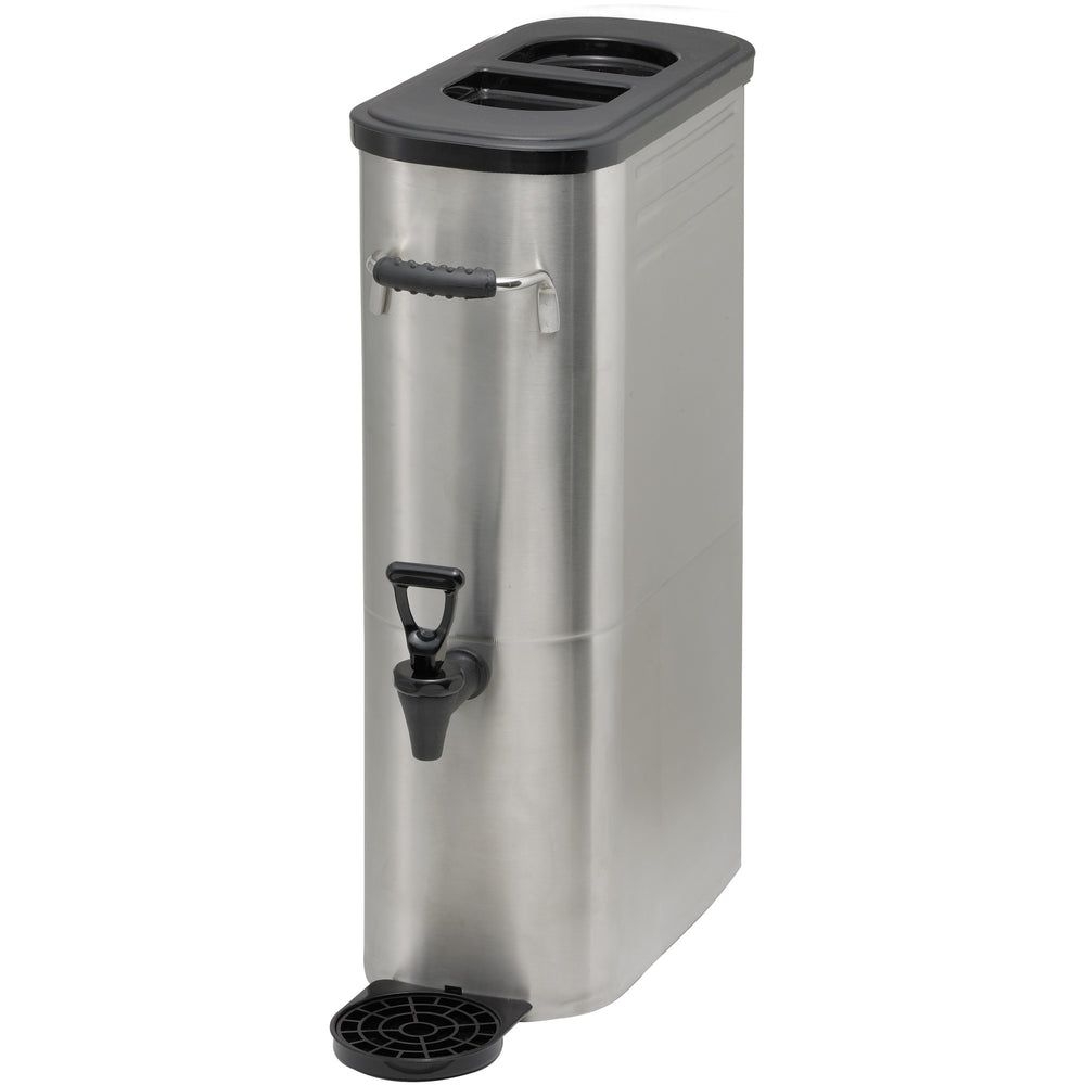 Winco Stainless Steel Slim Iced Tea Dispenser, 3 Gallon Capacity