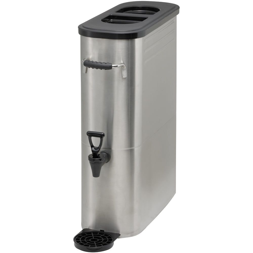 Winco Stainless Steel Slim Iced Tea Dispenser, 5 Gallon Capacity