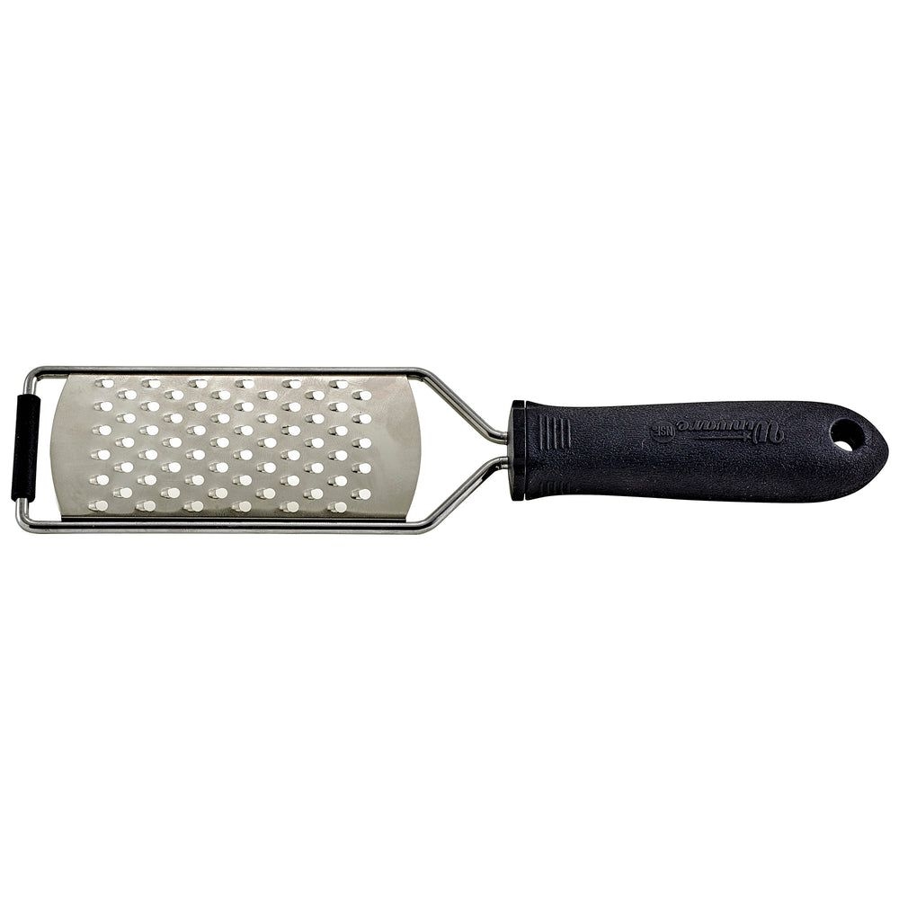 Winco 18/8 Stainless Steel Soft Grip Handle Cheese Grater With 3 Millimeter Dia. Large Holes -- 12 Per Case