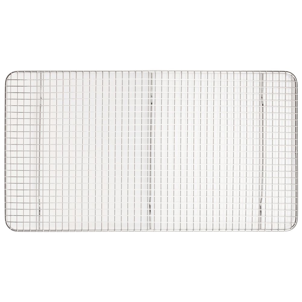 Winco 18/8 Stainless Steel Pan Grate For Full Size Steam Pan, 10 X 18 Inch -- 12 Per Case