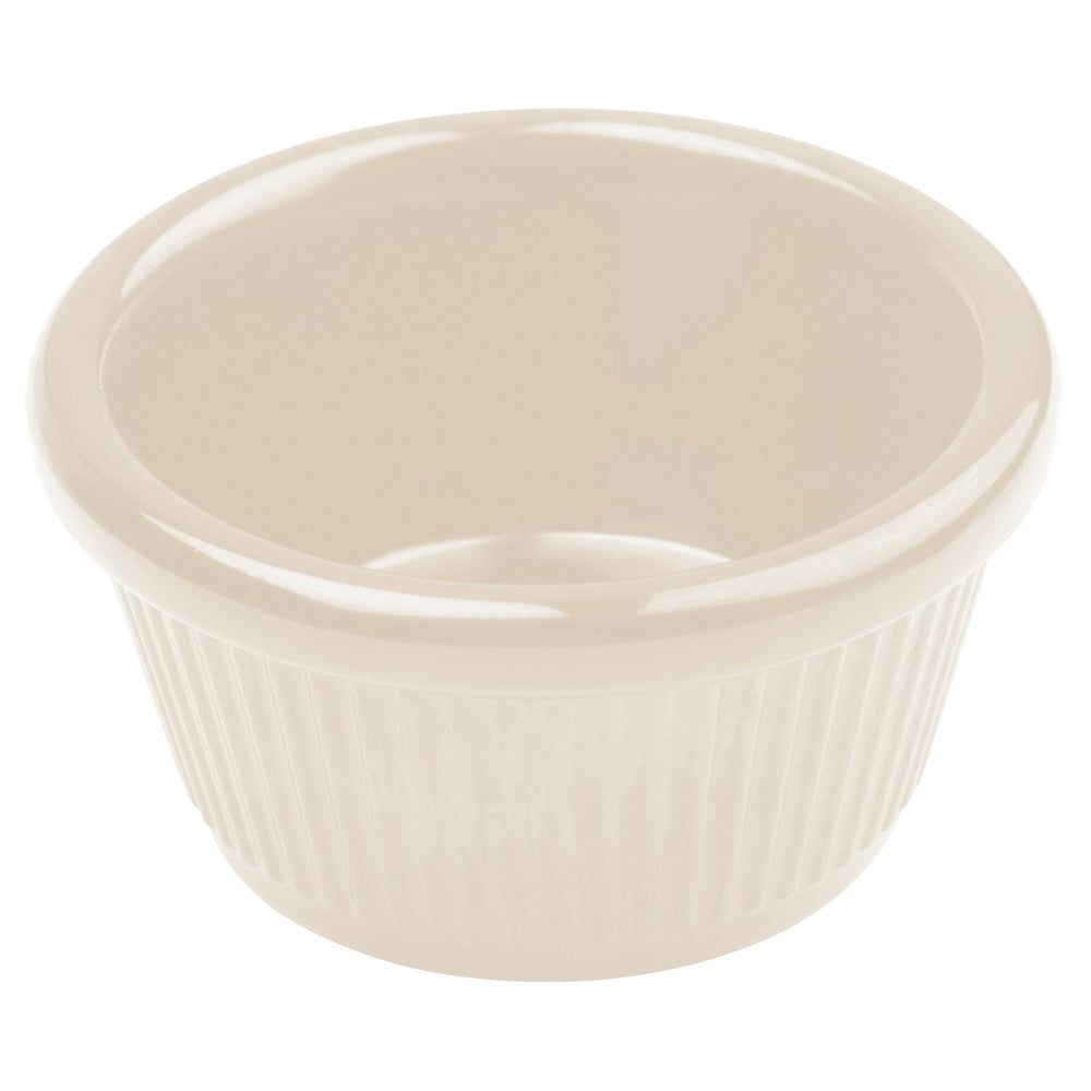 Winco Bone Melamine Fluted Ramekin, 2 Ounce Capacity -- 8 Per Case