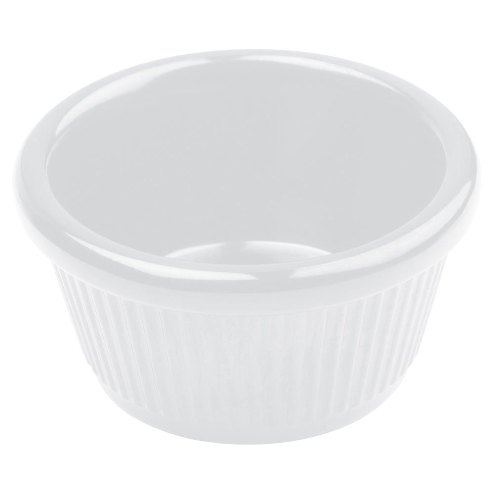 Winco White Melamine Fluted Ramekin, 2 Ounce Capacity -- 8 Per Case