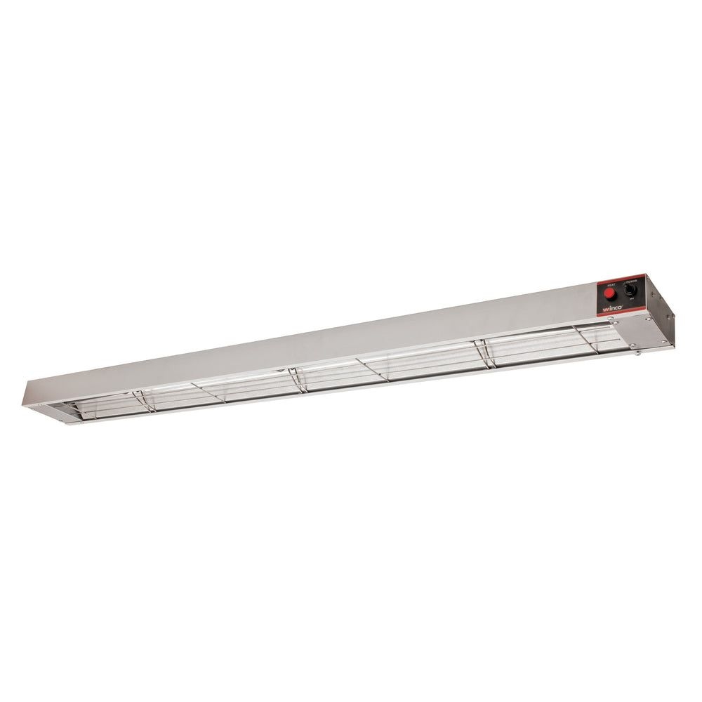 Winco Aluminum 1400w Electric Strip Heater With Undermount Bracket Set, 60 X 6 X 2-9/16 Inch