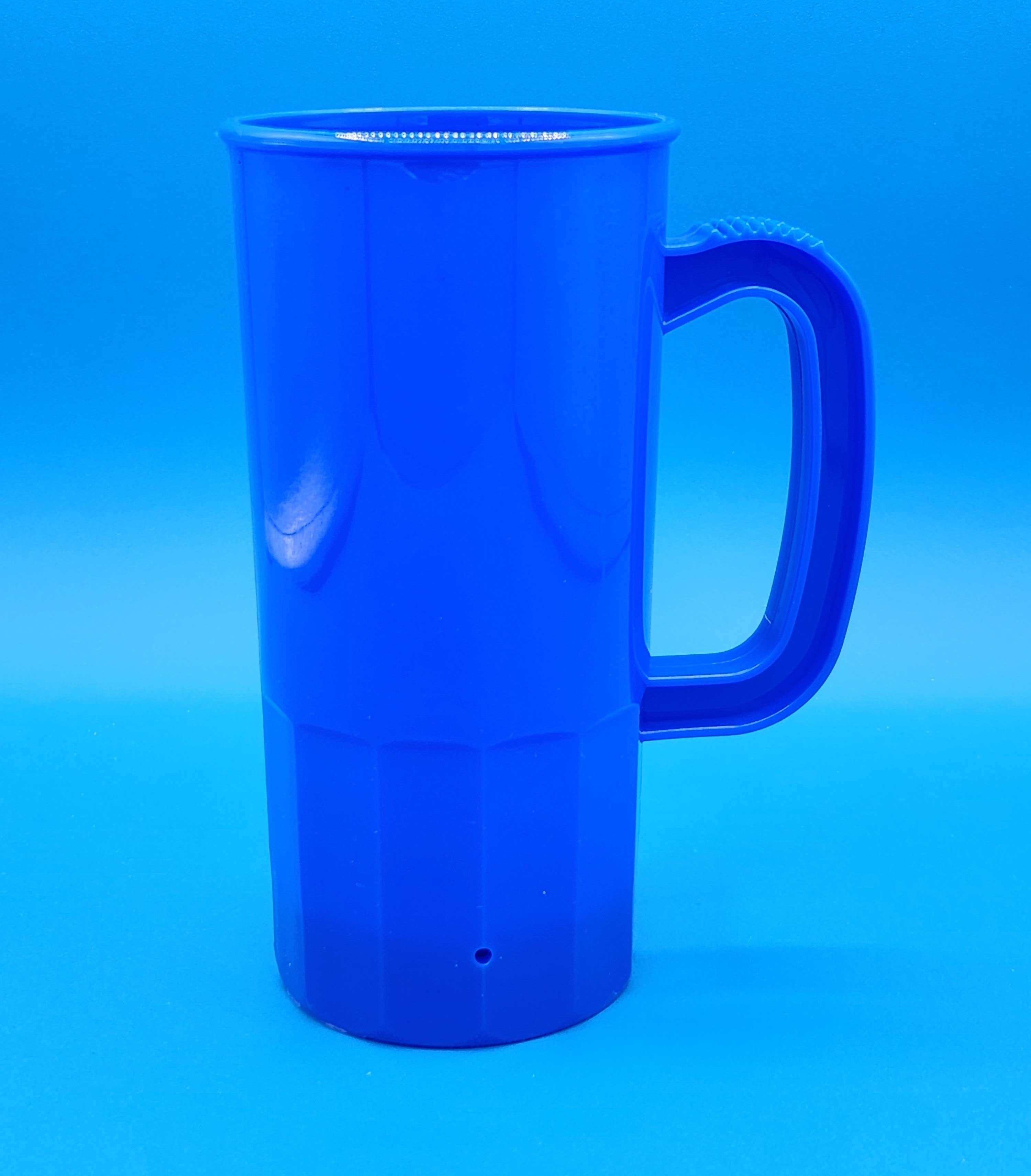 Polypropylene Blue Stein with 2 COLOR Custom Logo