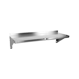 Contains 176 Stainless Steel Wall Mounted Shelving products