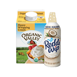 Contains 27 Whipping Cream products