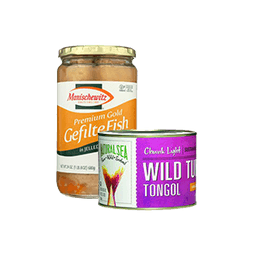 Contains 11 Kosher Seafood products