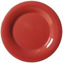 GET Enterprises Diamond Harvest Melamine Cranberry Wide Rim Plate, 10.5 inch -- 12 per case