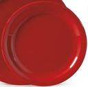 GET Enterprises Red Sensation Melamine Narrow Rim Plate, 7.25 inch -- 48 per case