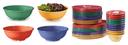 GET Enterprises Diamond Mardi Gras Melamine Assorted Colors Bowl, 24 Ounce -- 12 per case