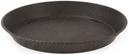 GET Enterprises Polypropylene Black Round Basket with Slots, 10.5 inch -- 12 per case