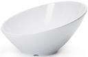 GET Enterprises San Michele Melamine White Cascading Bowl, 14 Ounce -- 12 per case