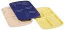 GET Enterprises Melamine Navy Blue Left Handed 6 Compartment Tray, 14.75 x 9.5 inch -- 12 per case