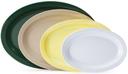 GET Enterprises SuperMel Melamine Tan Oval Platter, 10 x 6.75 inch -- 24 per case