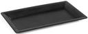GET Enterprises Bake and Brew Melamine Black Display Tray, 10.25 x 19 inch -- 3 per case